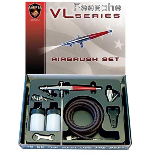 Paasche Paasche VL-3AS   Airbrush Set with All Three Heads for VL VL-3AS